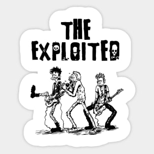 One show of The Exploited Sticker